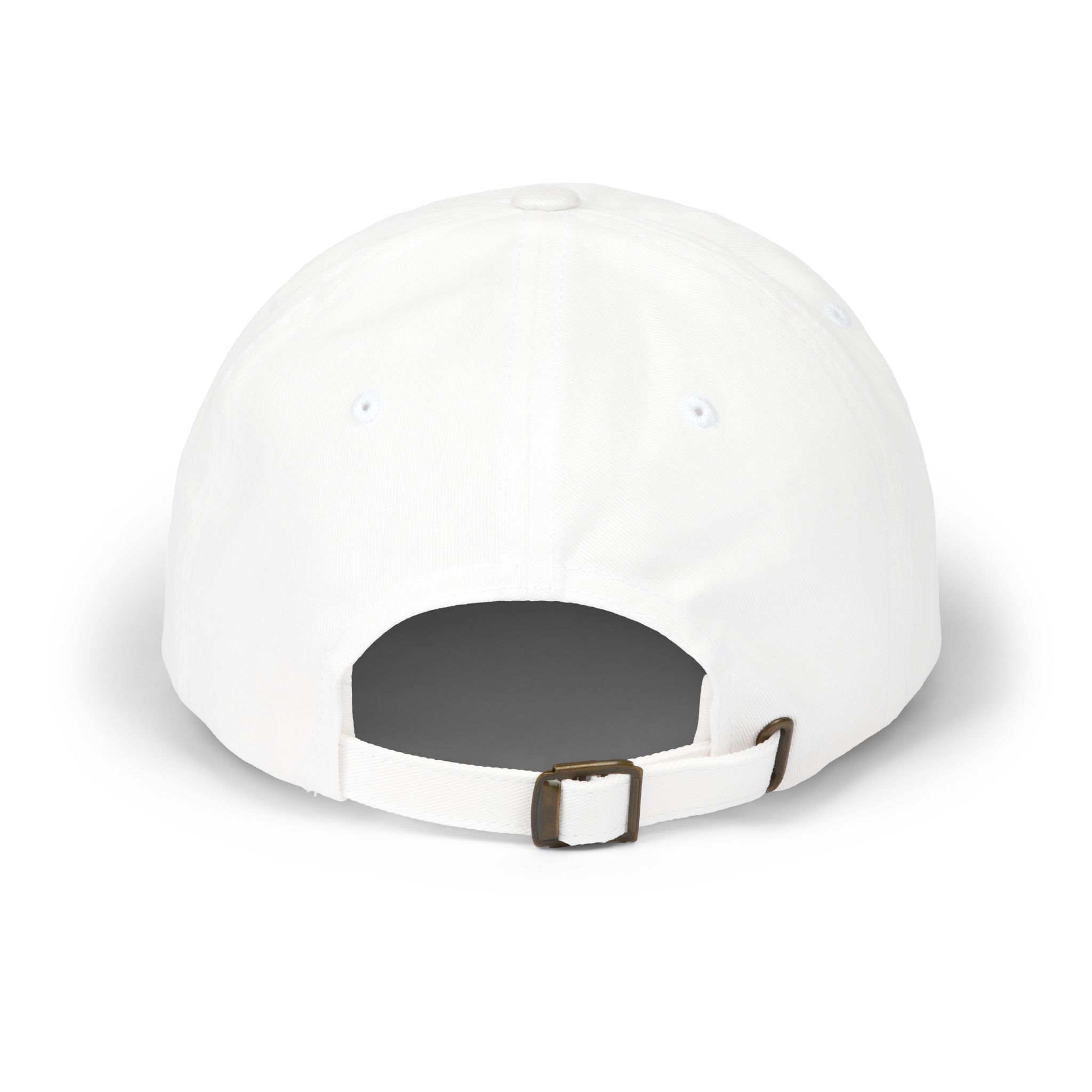 Embroidered 'SB' Monogram Dad Cap — Classic White Baseball Hat