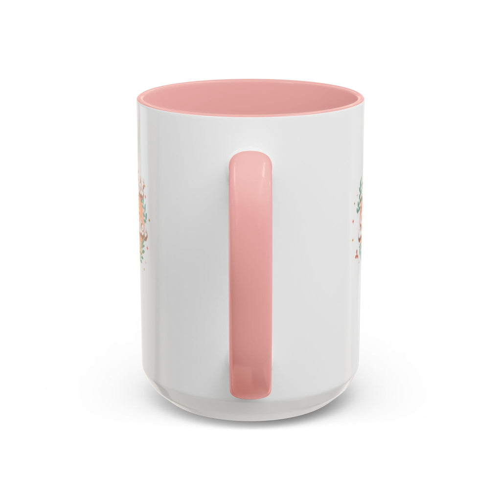 Accent Coffee Mug — "Bright Smiles Brighter Futures" Floral Teacher Appreciation Mug (11/15 oz)