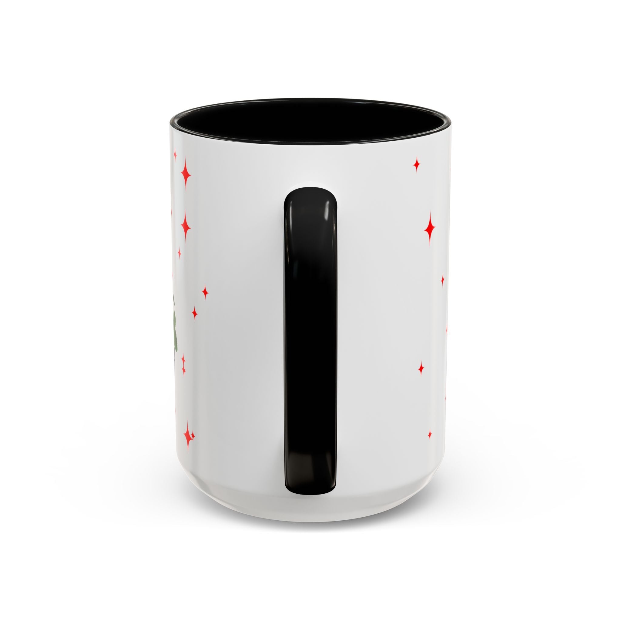 Believe Yourself Rose Accent Coffee Mug — Motivational Floral 11/15oz