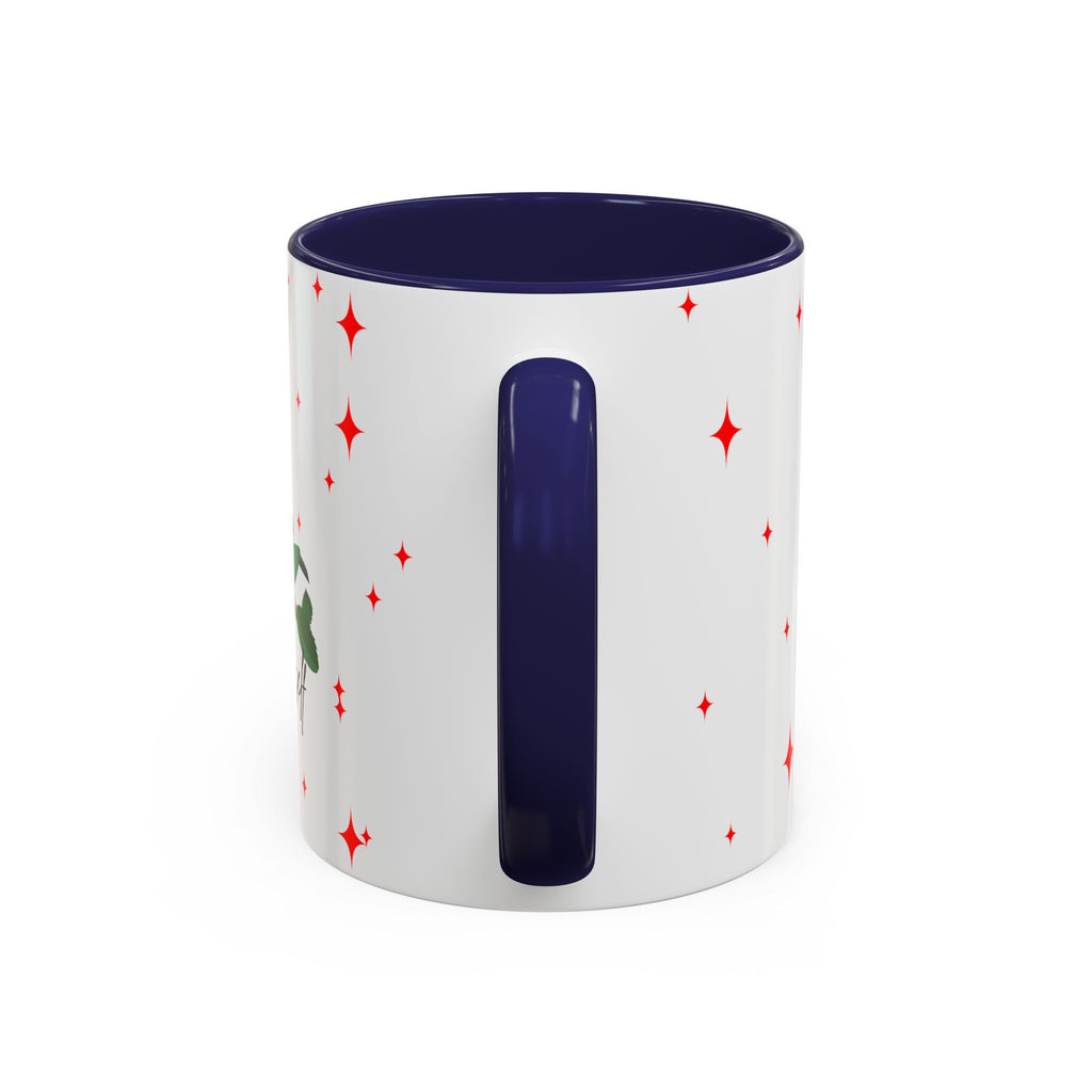 Believe Yourself Rose Accent Coffee Mug — Motivational Floral 11/15oz