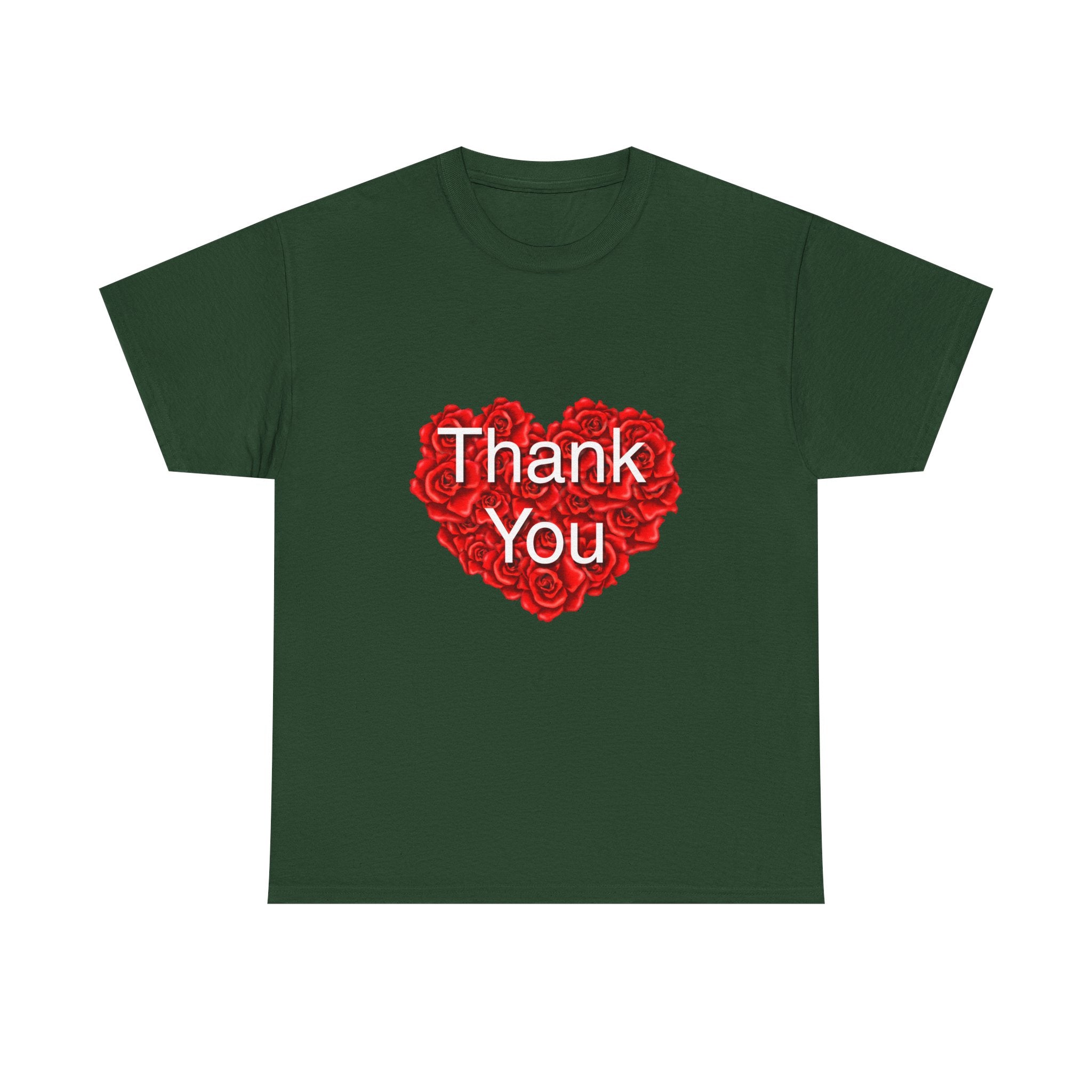 Thank You Rose Heart T‑Shirt