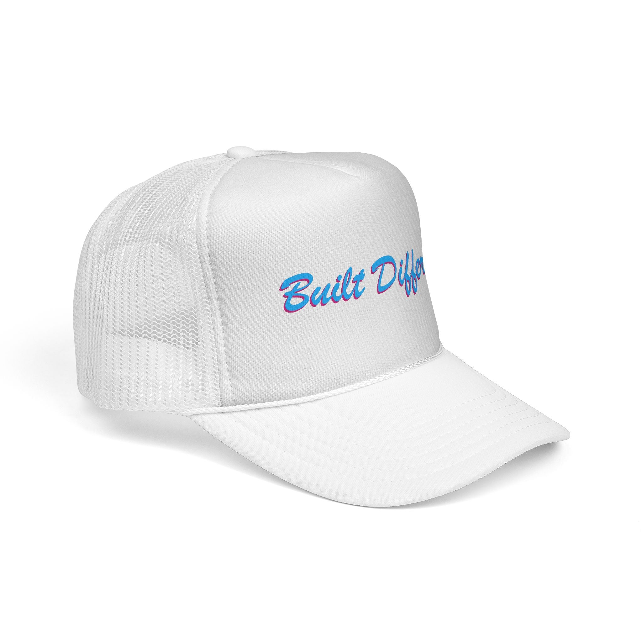 Built Different Embroidered Trucker Hat