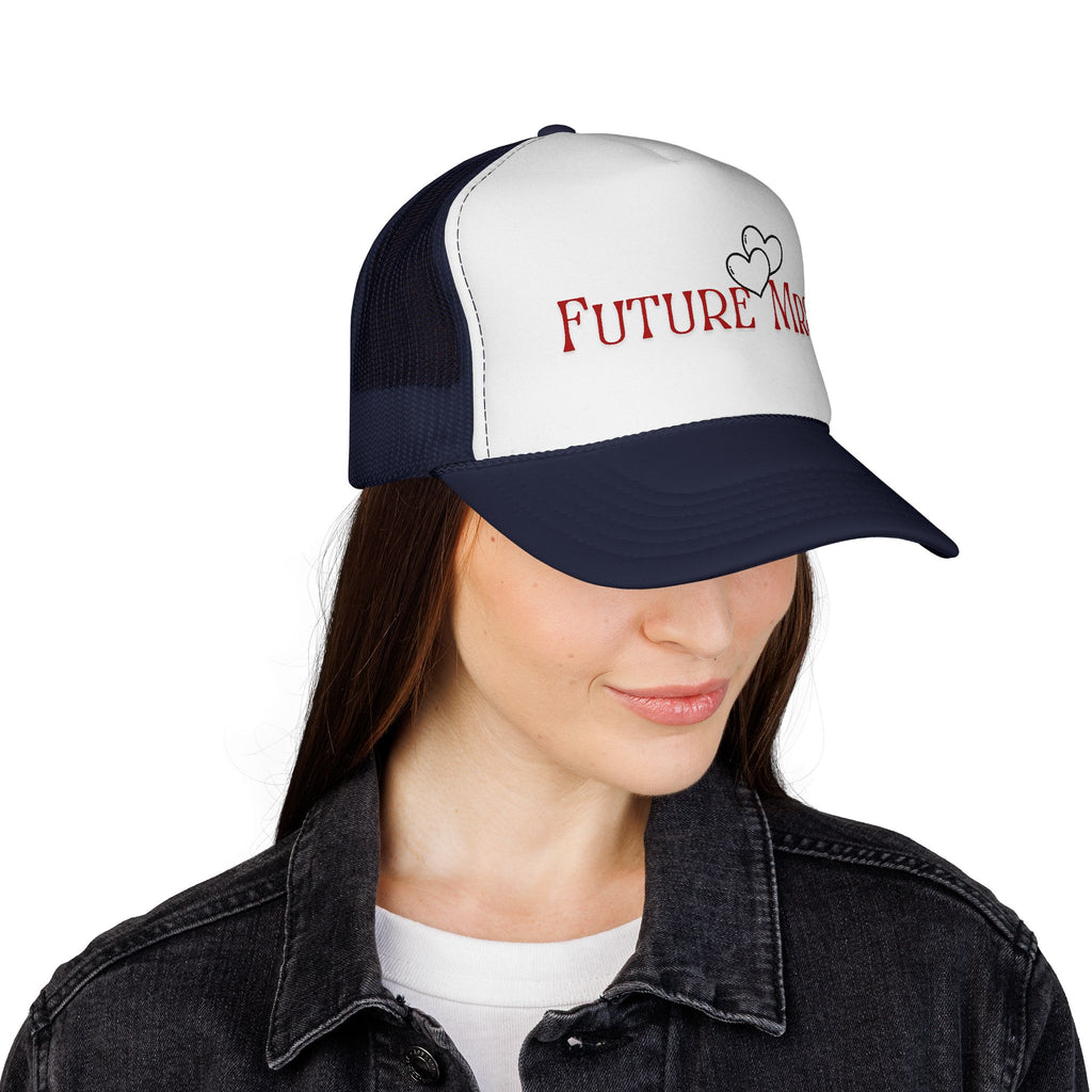 Future Mrs. Trucker Hat — Embroidered Groom-to-Be Cap