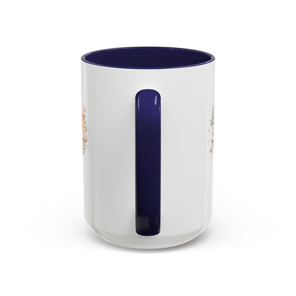Accent Coffee Mug — "Bright Smiles Brighter Futures" Floral Teacher Appreciation Mug (11/15 oz)