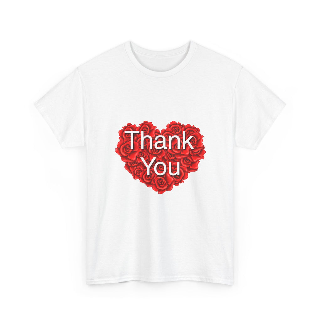 Thank You Rose Heart T‑Shirt