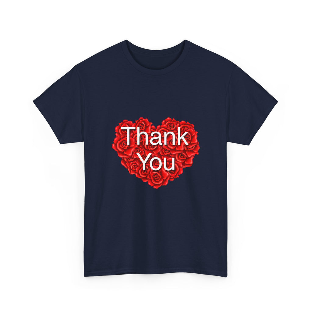 Thank You Rose Heart T‑Shirt