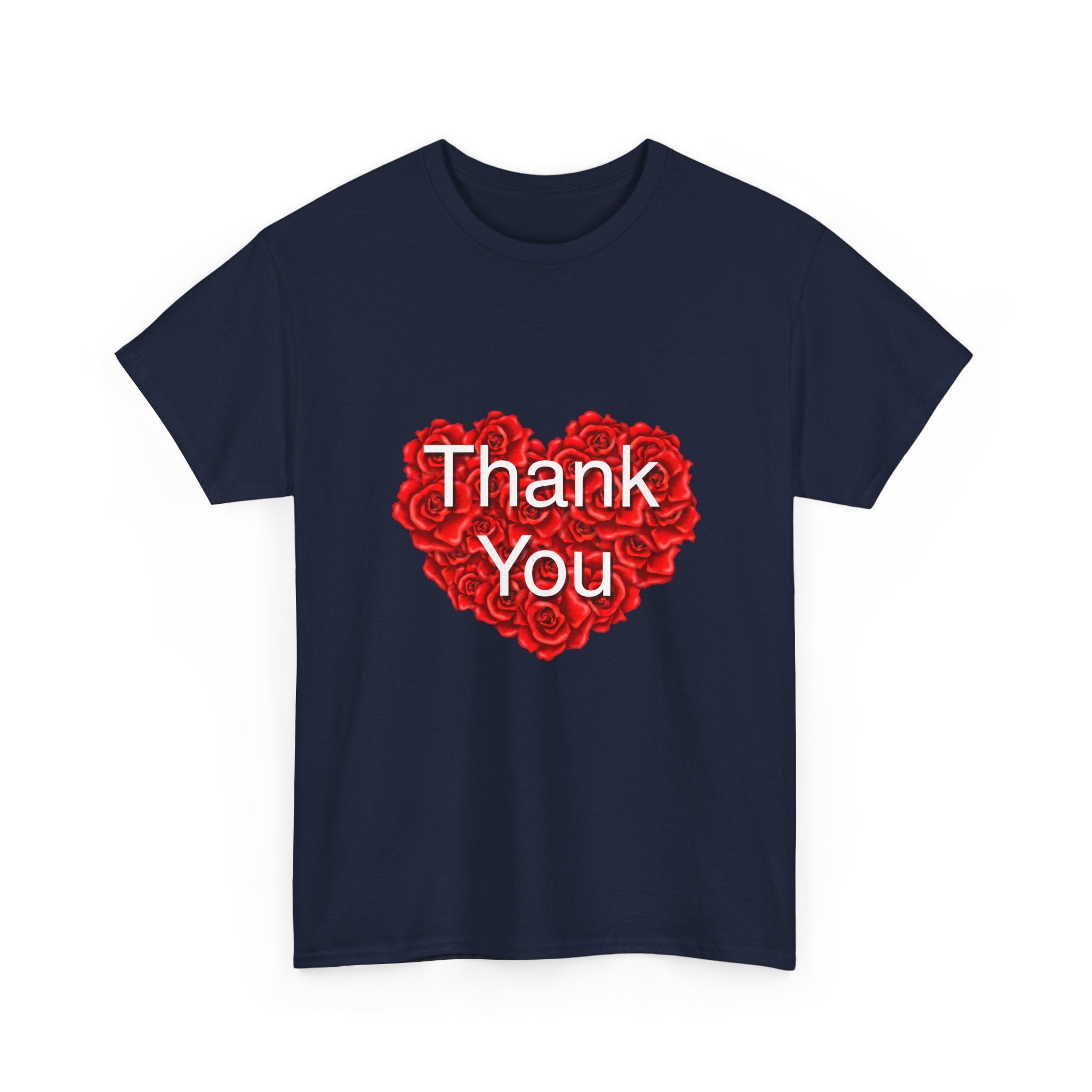 Thank You Rose Heart T‑Shirt