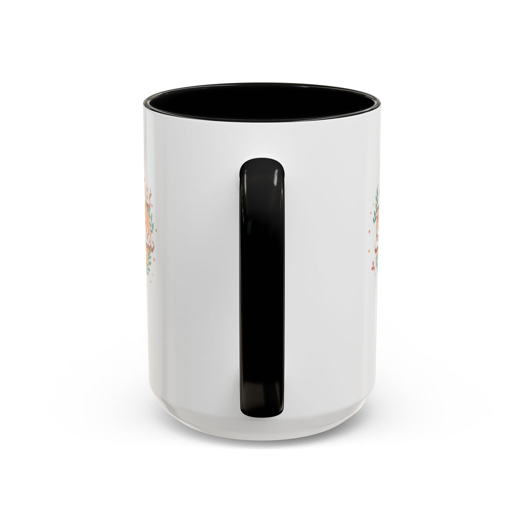 Accent Coffee Mug — "Bright Smiles Brighter Futures" Floral Teacher Appreciation Mug (11/15 oz)