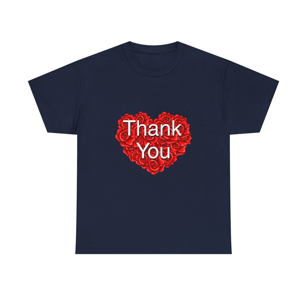 Thank You Rose Heart T‑Shirt