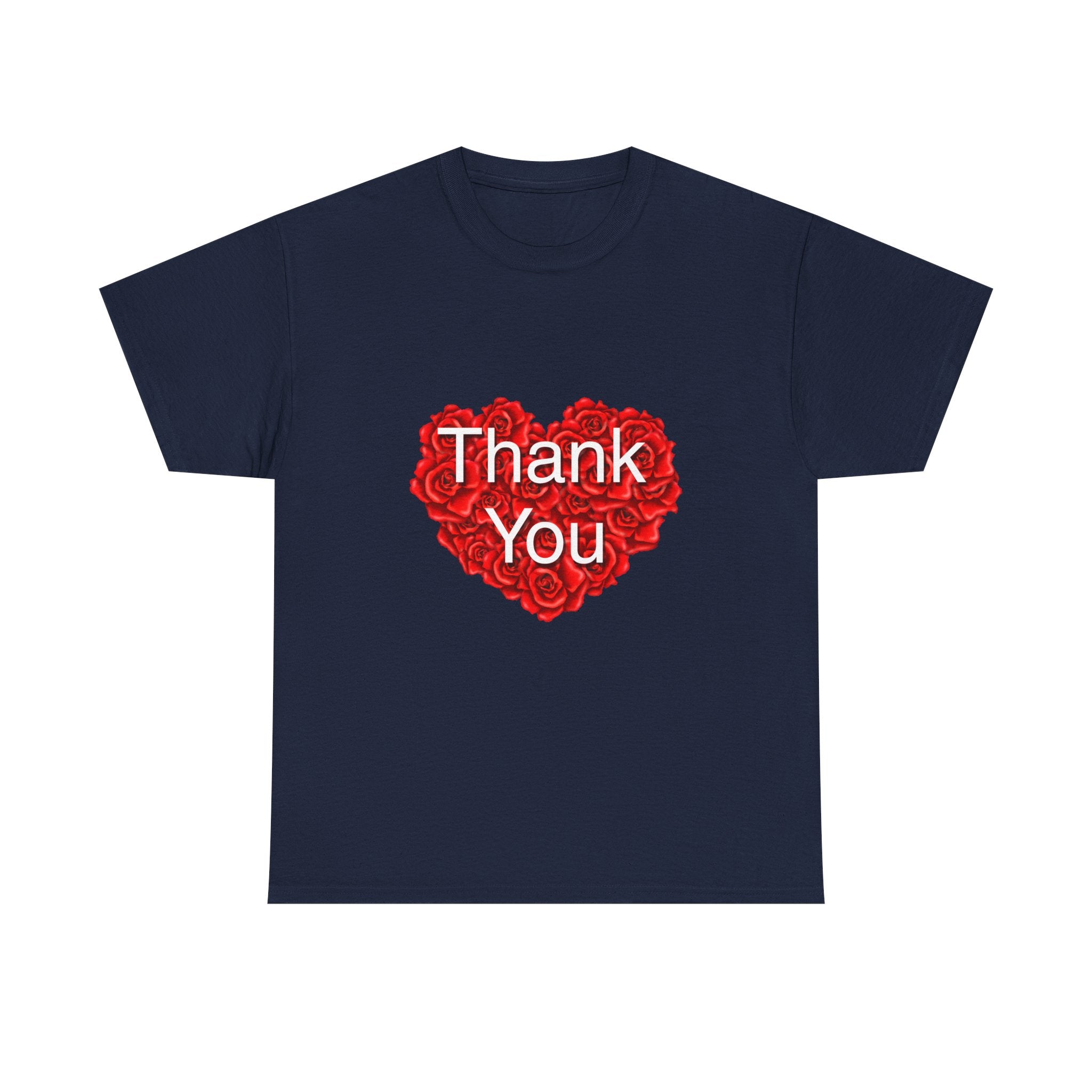 Thank You Rose Heart T‑Shirt