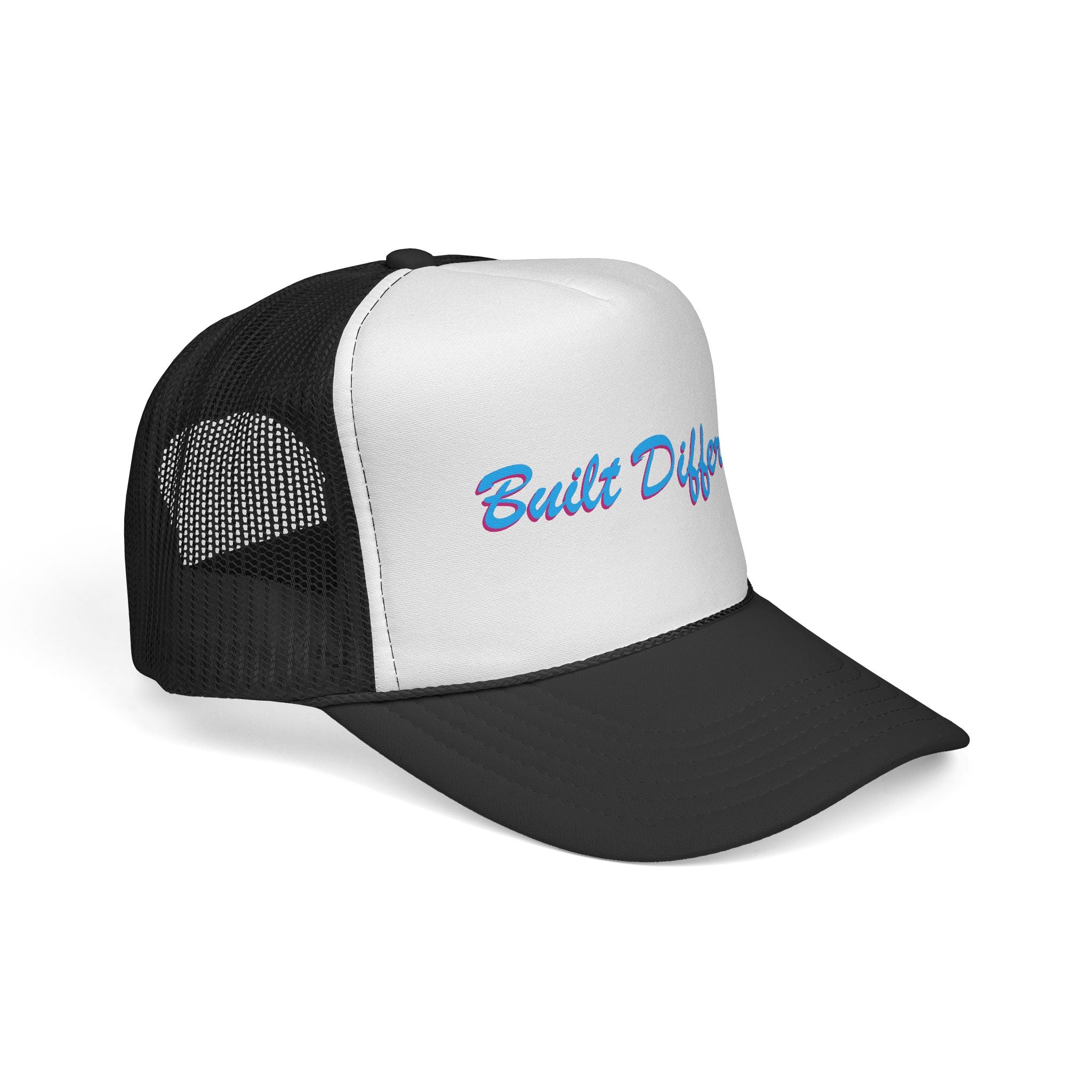 Built Different Embroidered Trucker Hat