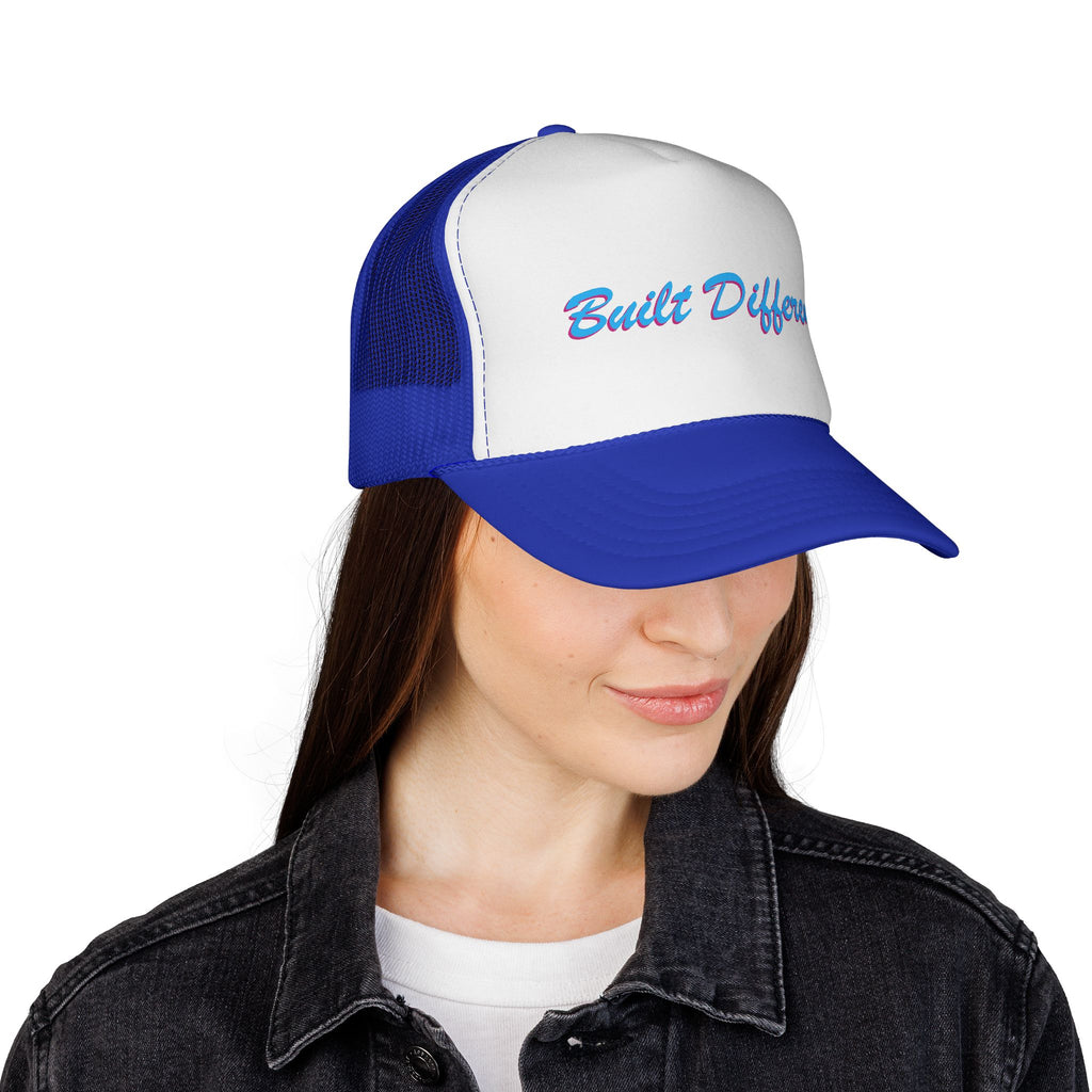 Built Different Embroidered Trucker Hat