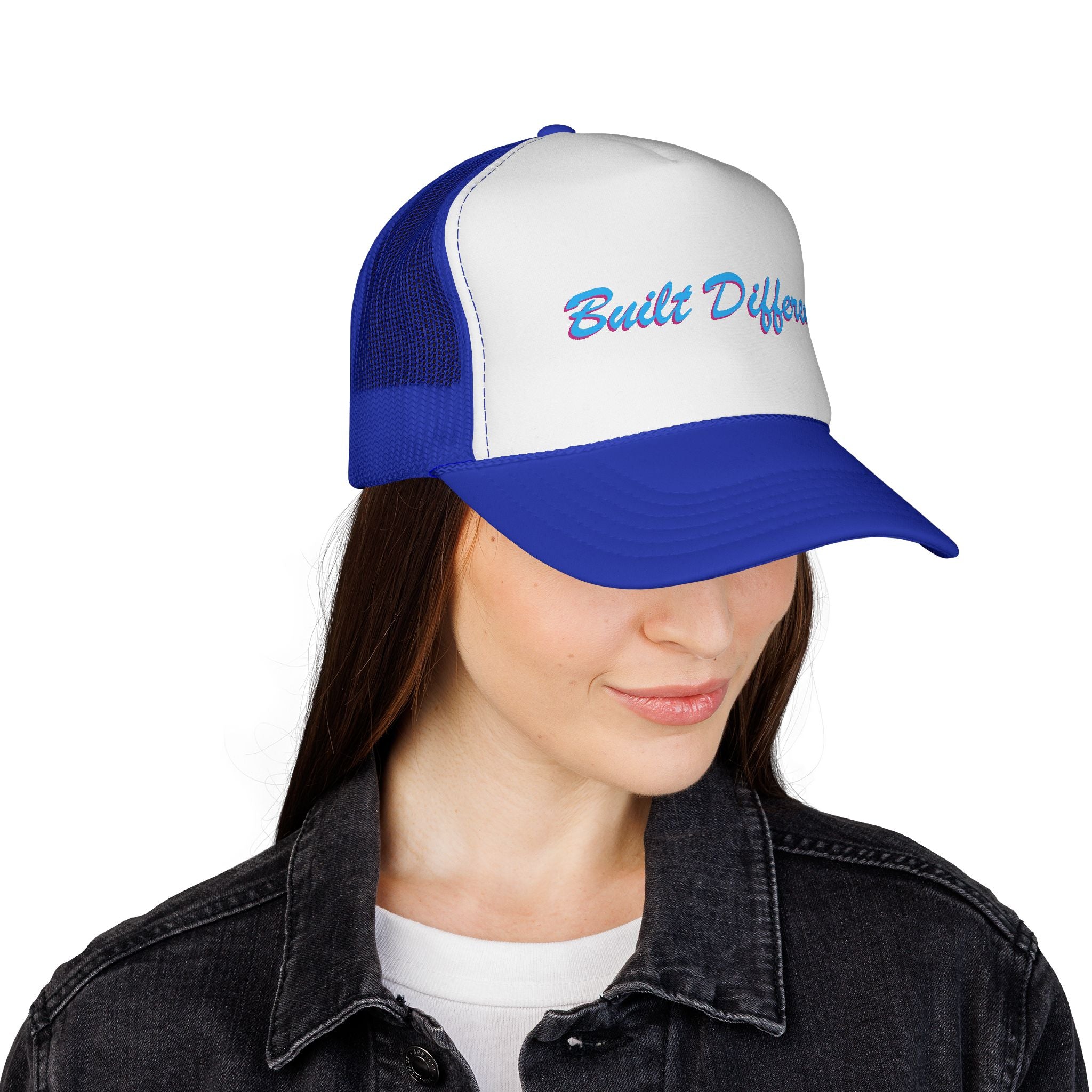 Built Different Embroidered Trucker Hat