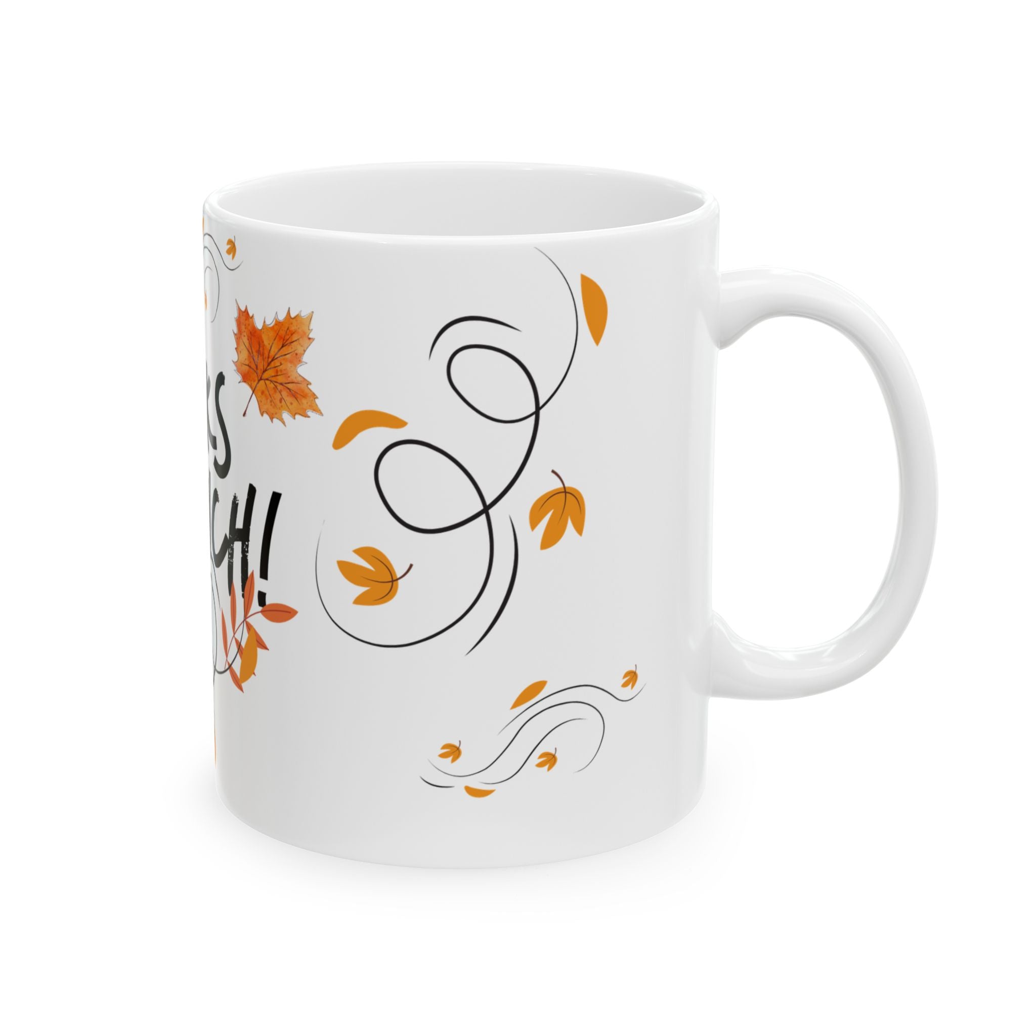 Thanks a Bunch! Autumn Leaves Ceramic Mug – Thank You Gift (11oz, 15oz)