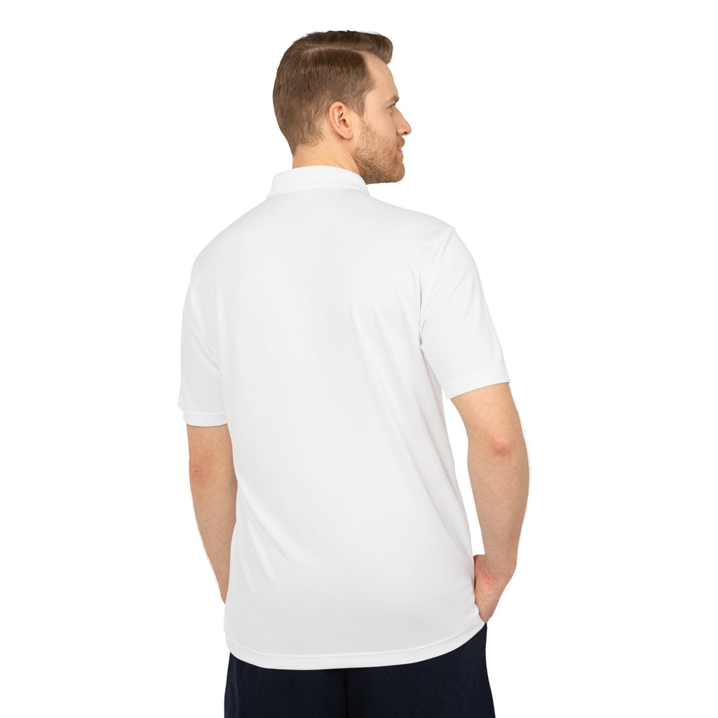 Performance Polo — 'New Press' Minimal Logo Chest Tee