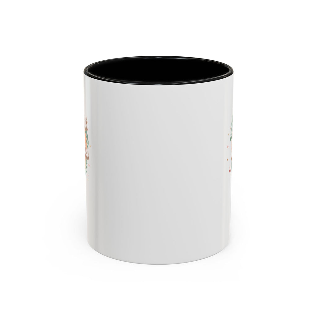 Accent Coffee Mug — "Bright Smiles Brighter Futures" Floral Teacher Appreciation Mug (11/15 oz)