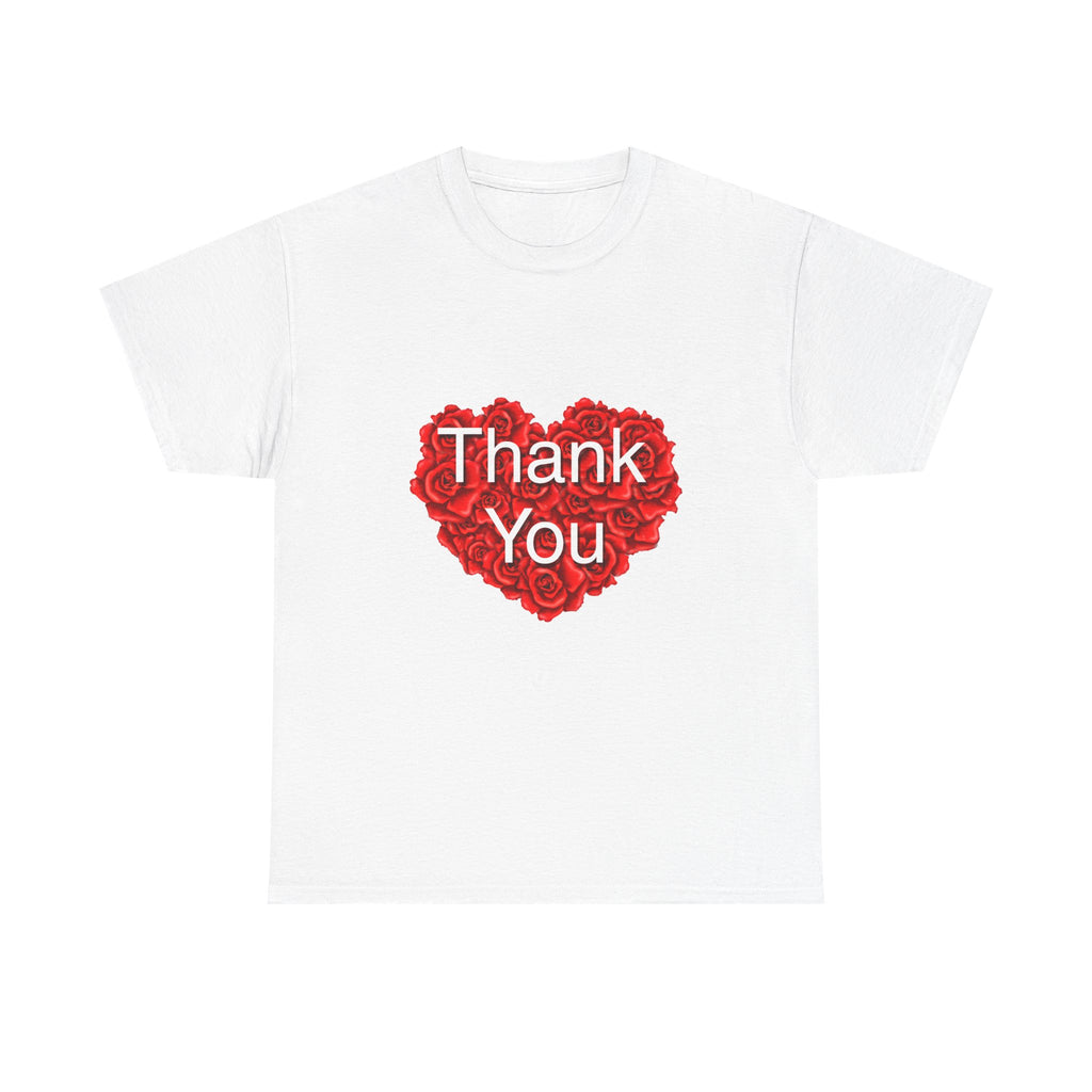 Thank You Rose Heart T‑Shirt