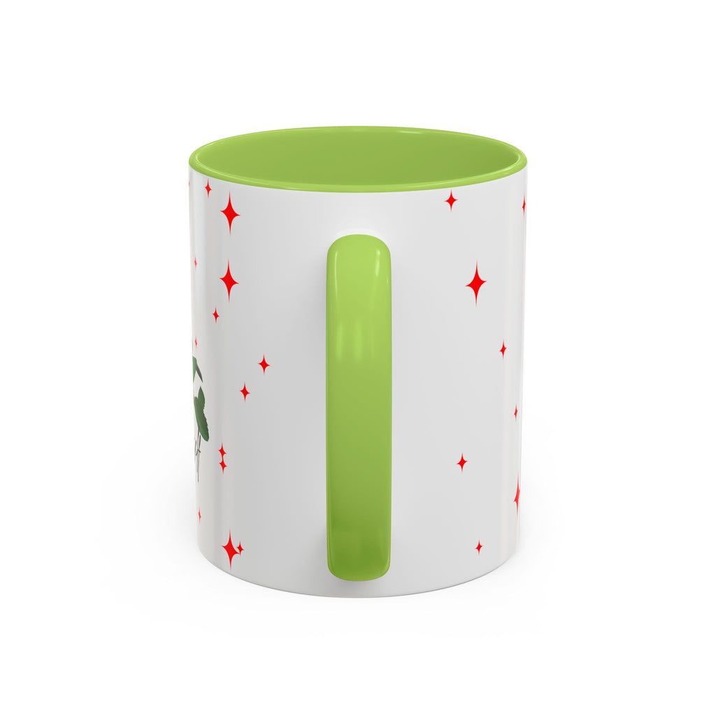 Believe Yourself Rose Accent Coffee Mug — Motivational Floral 11/15oz
