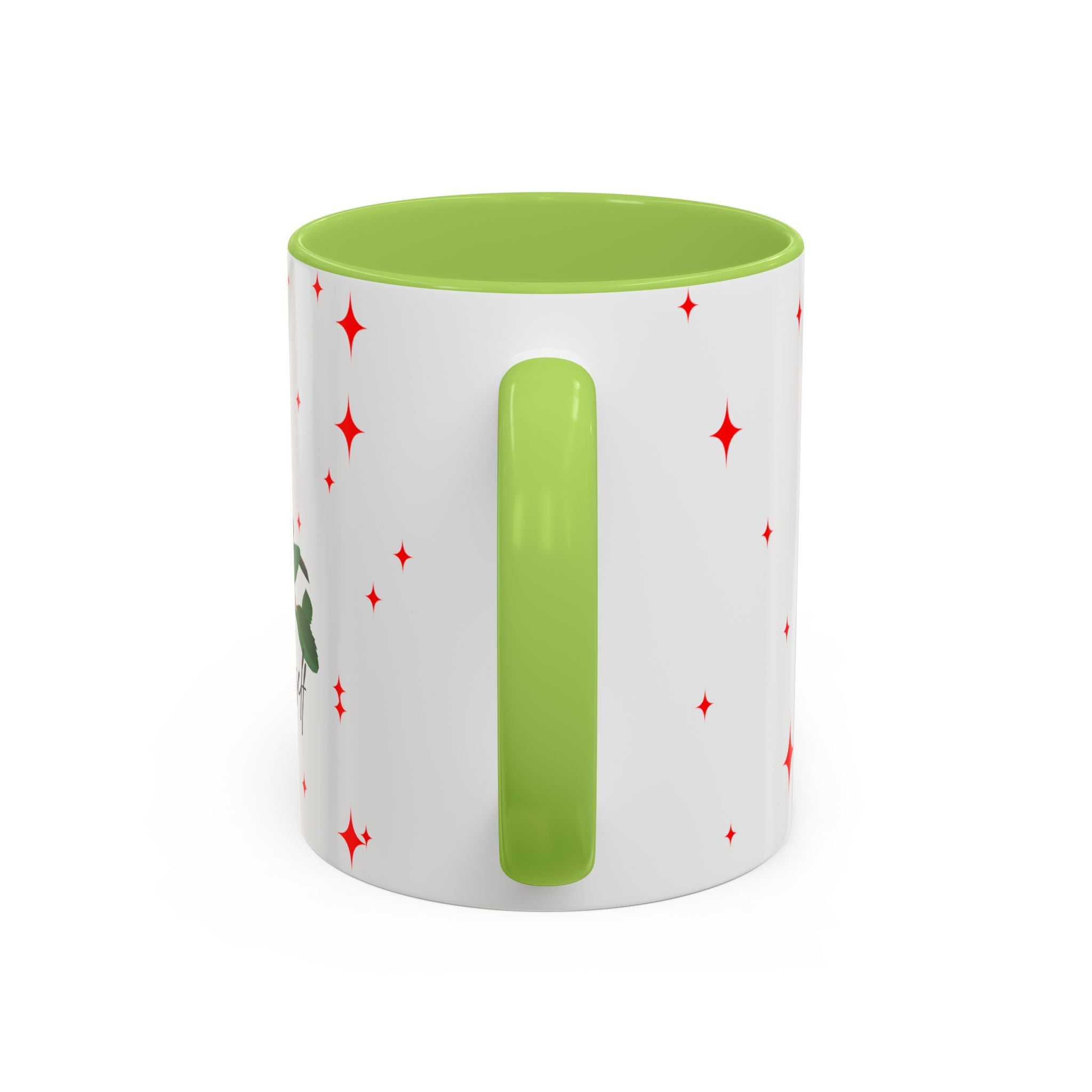 Believe Yourself Rose Accent Coffee Mug — Motivational Floral 11/15oz