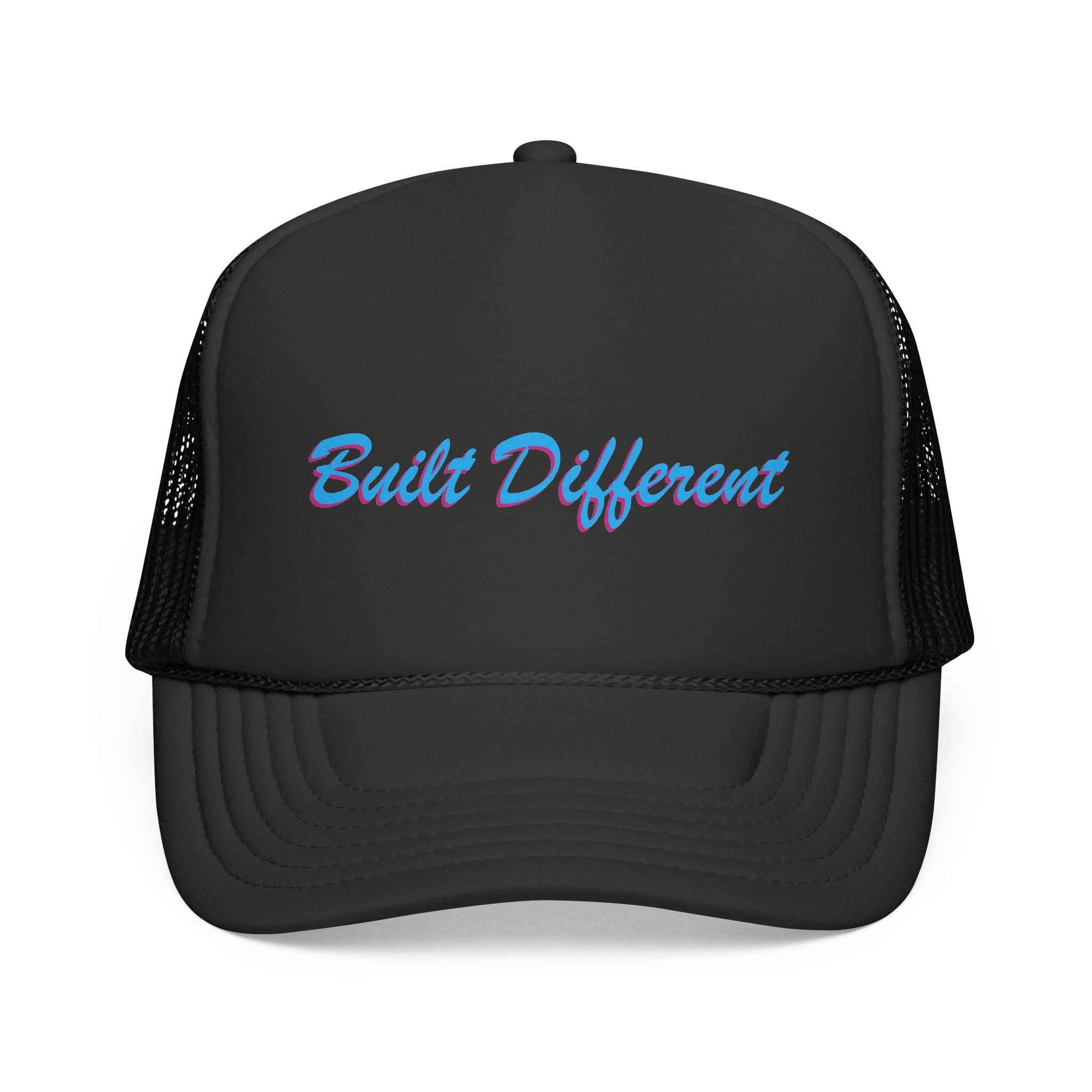 Built Different Embroidered Trucker Hat