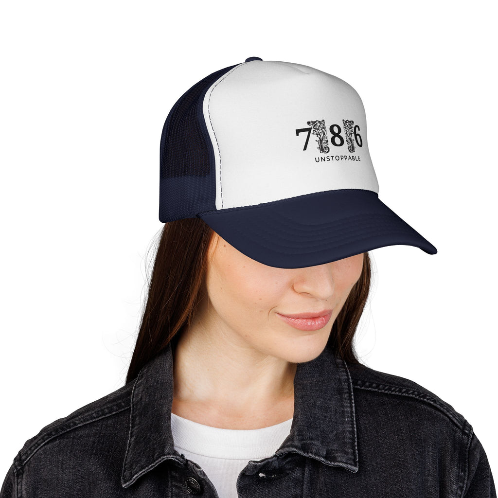 786 Unstoppable Embroidered Trucker Cap