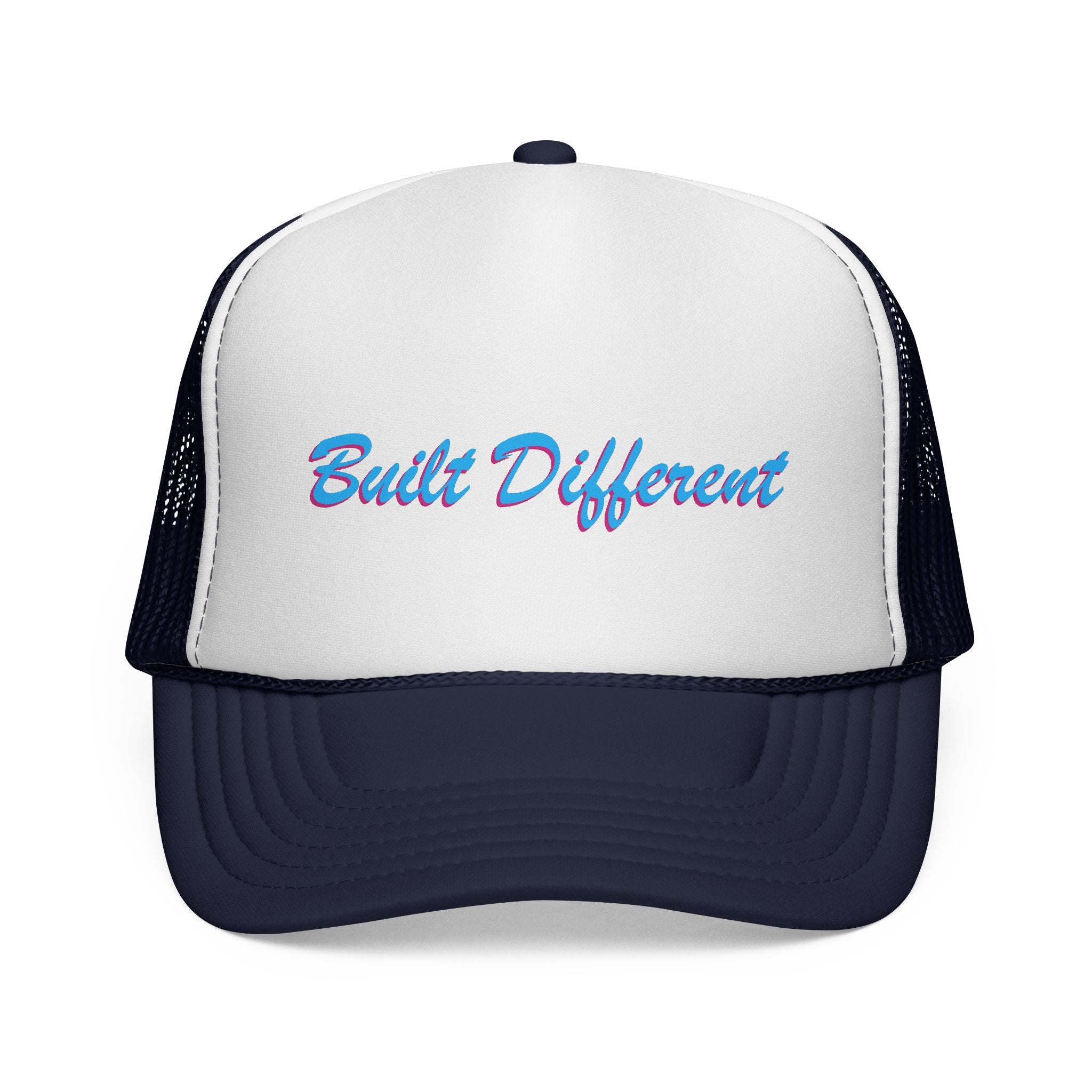 Built Different Embroidered Trucker Hat