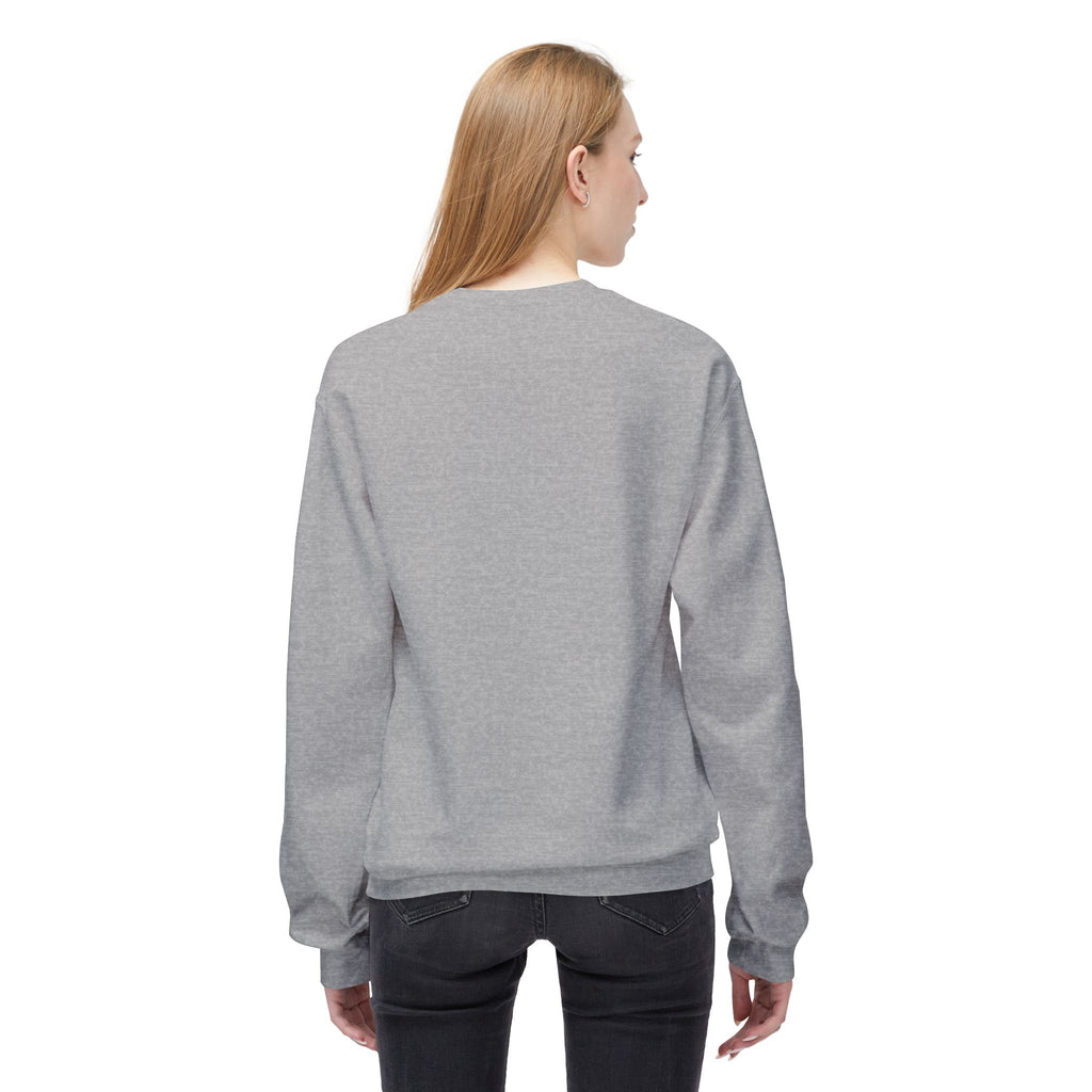 Thanksgiving Day Crewneck Sweatshirt — Happy Thanksgiving Fall Leaves Design