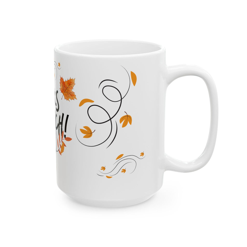 Thanks a Bunch! Autumn Leaves Ceramic Mug – Thank You Gift (11oz, 15oz)