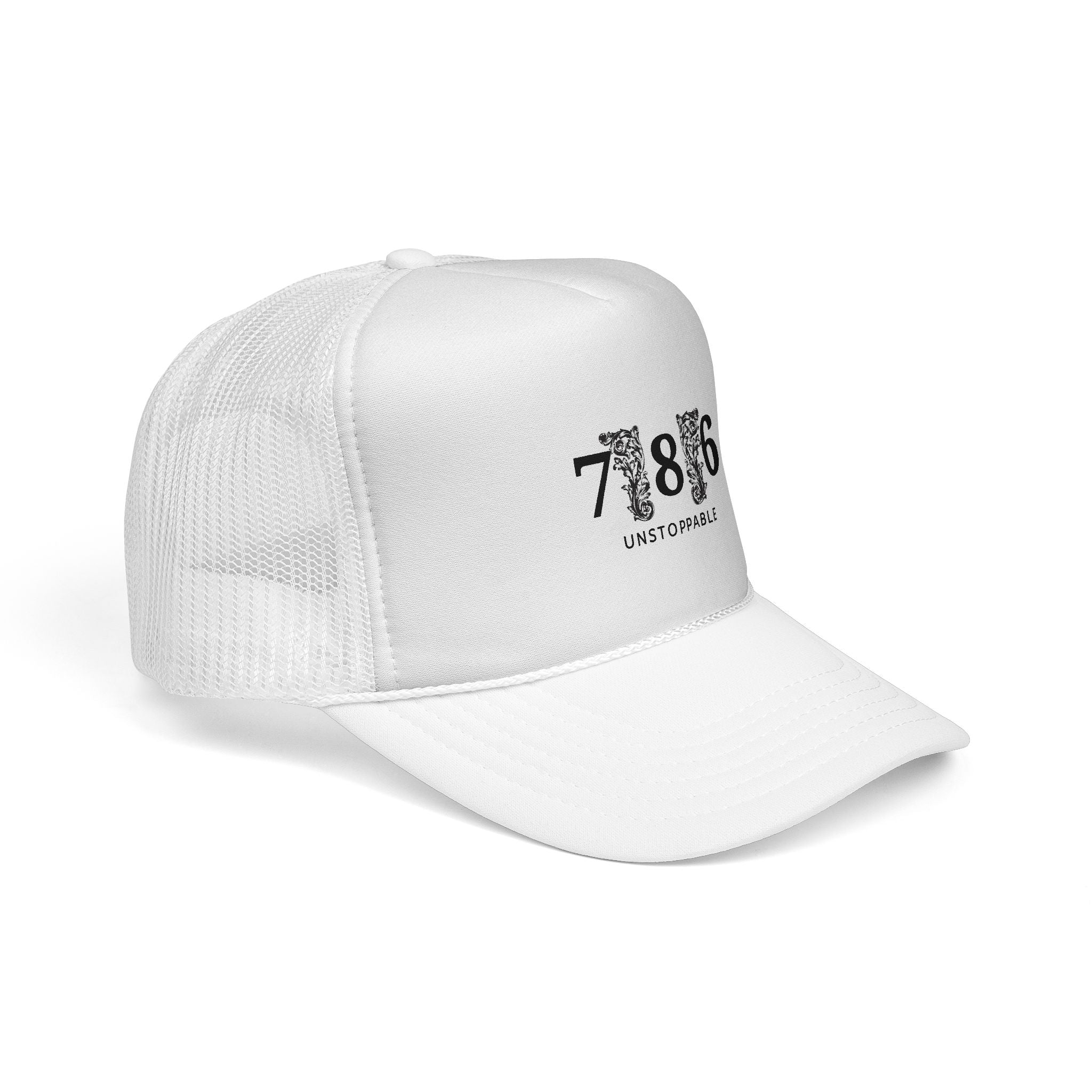 786 Unstoppable Embroidered Trucker Cap