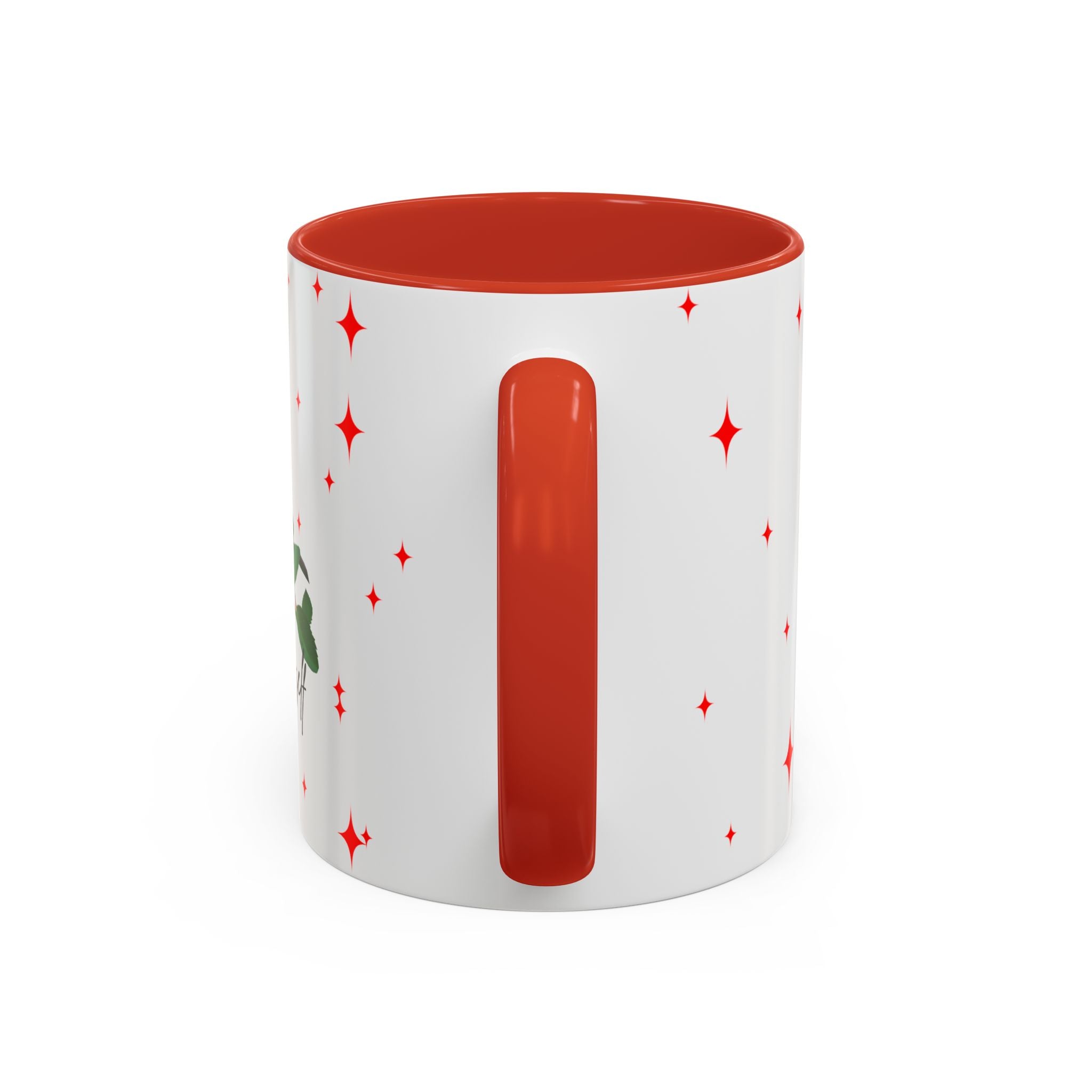 Believe Yourself Rose Accent Coffee Mug — Motivational Floral 11/15oz