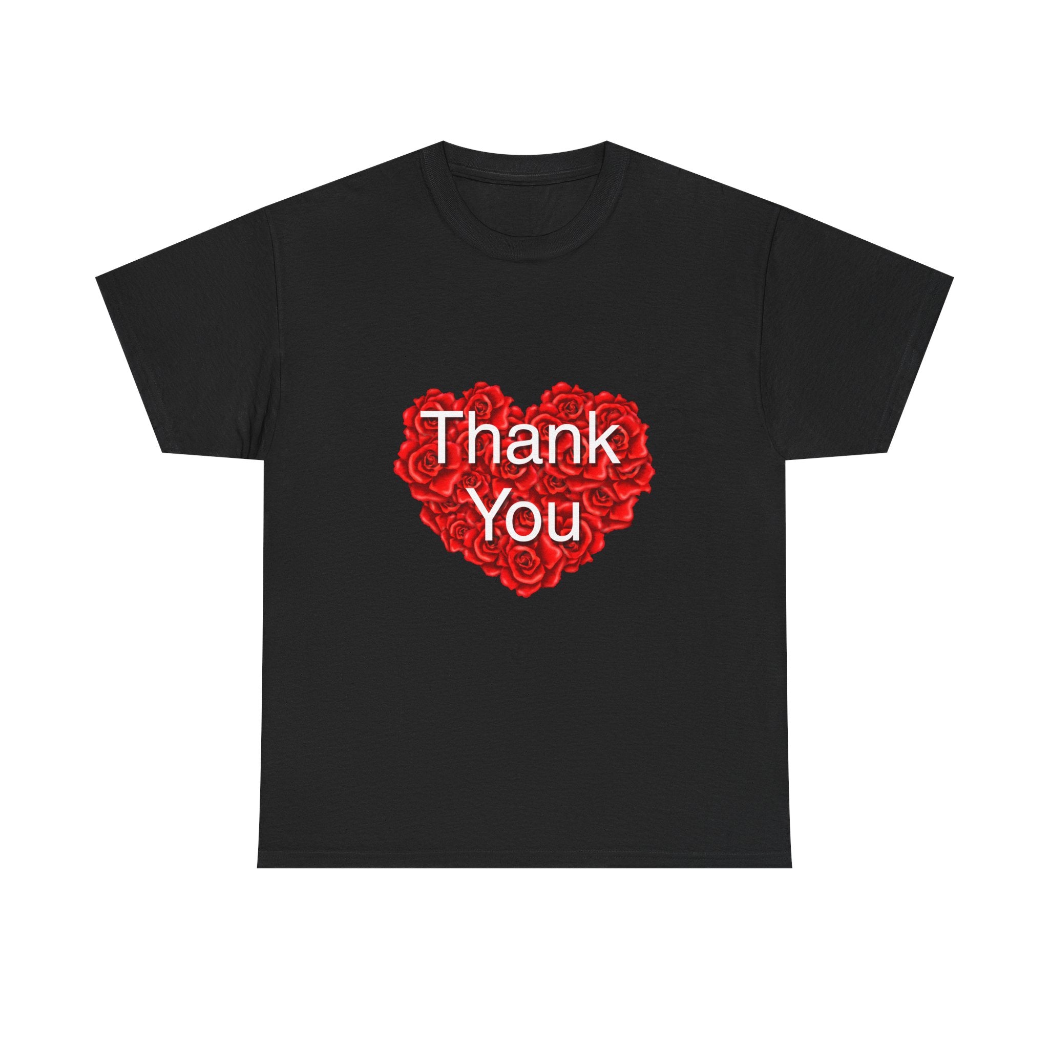 Thank You Rose Heart T‑Shirt