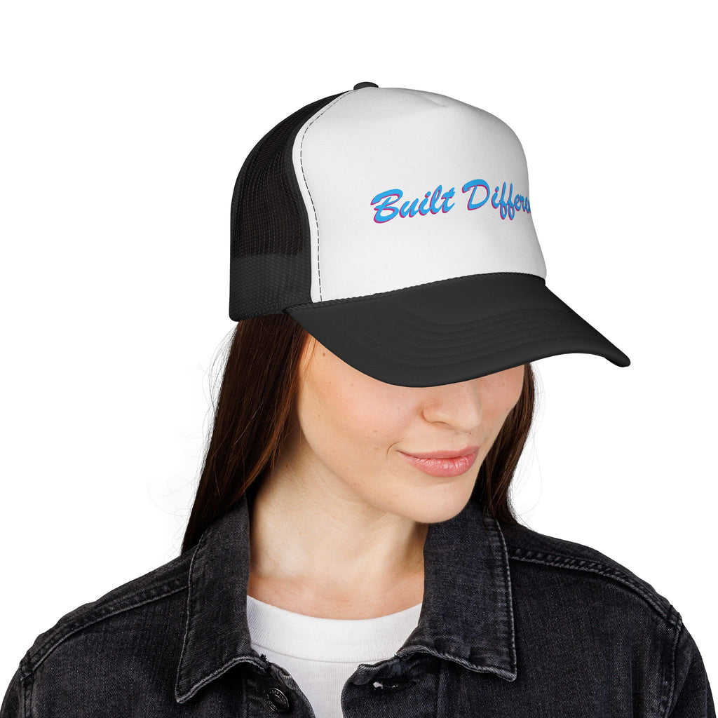 Built Different Embroidered Trucker Hat
