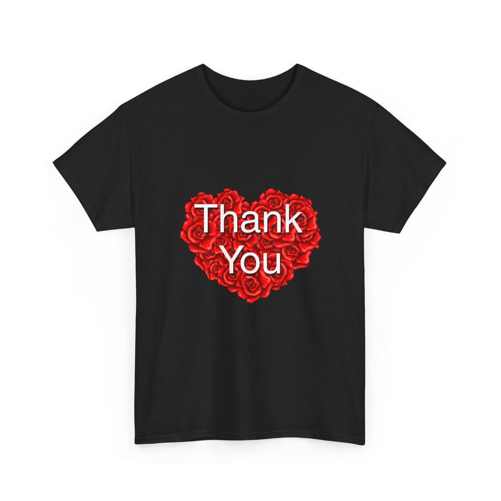 Thank You Rose Heart T‑Shirt