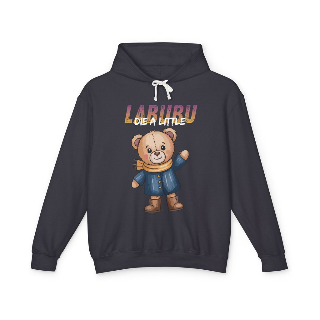 Die a Little Teddy Hoodie - Edgy Graphic Pullover