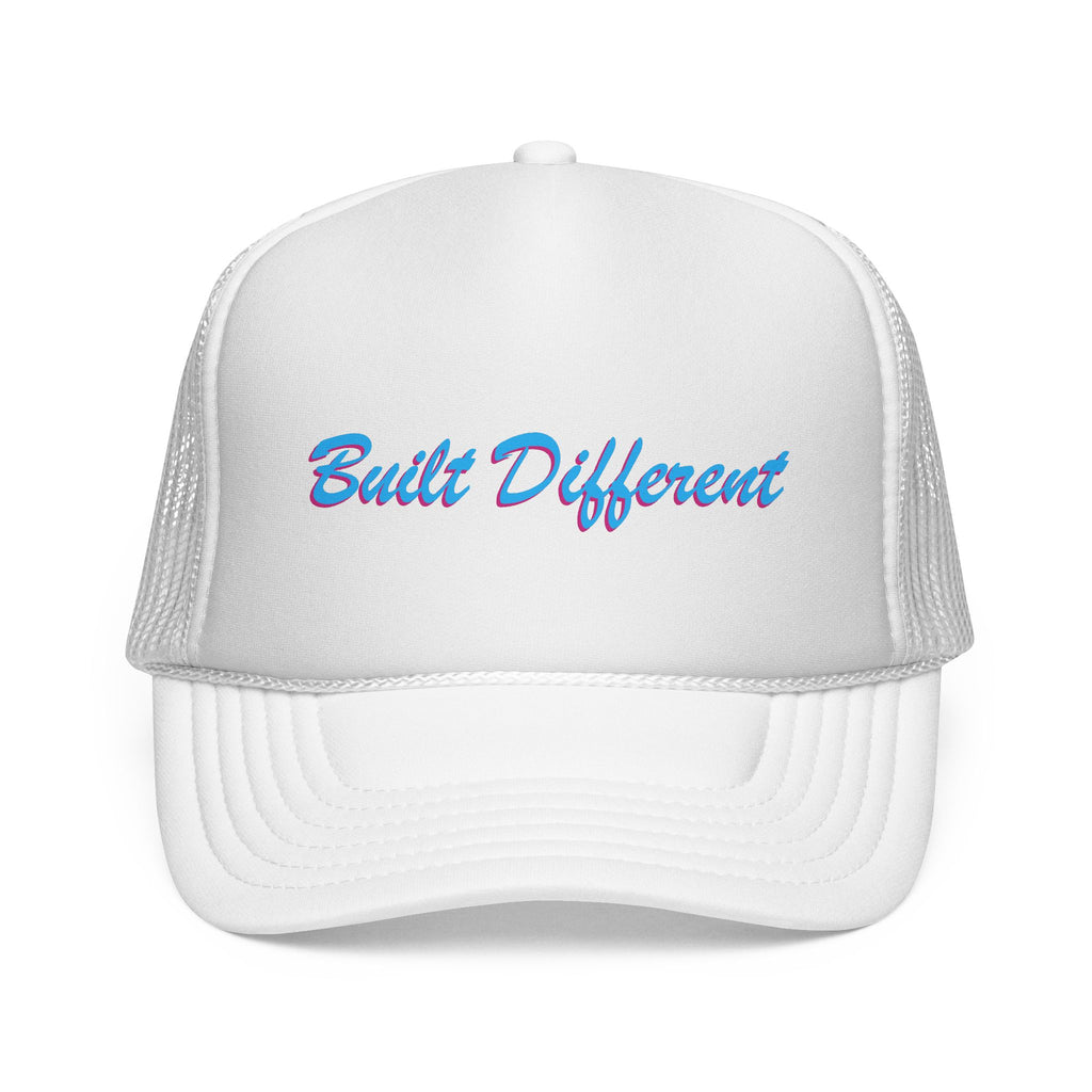 Built Different Embroidered Trucker Hat