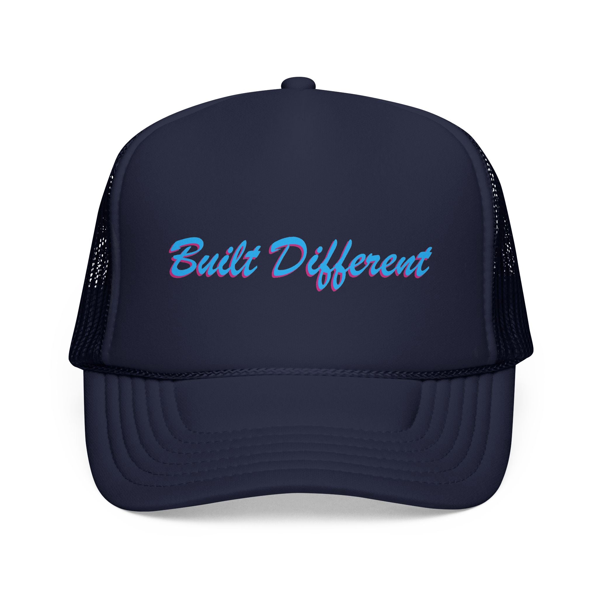 Built Different Embroidered Trucker Hat