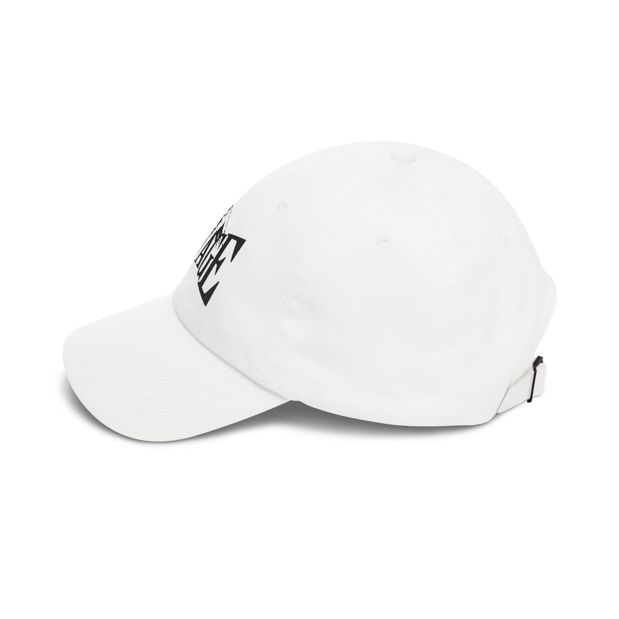 Savage Mountain Embroidered Dad Cap — Adjustable White Baseball Hat