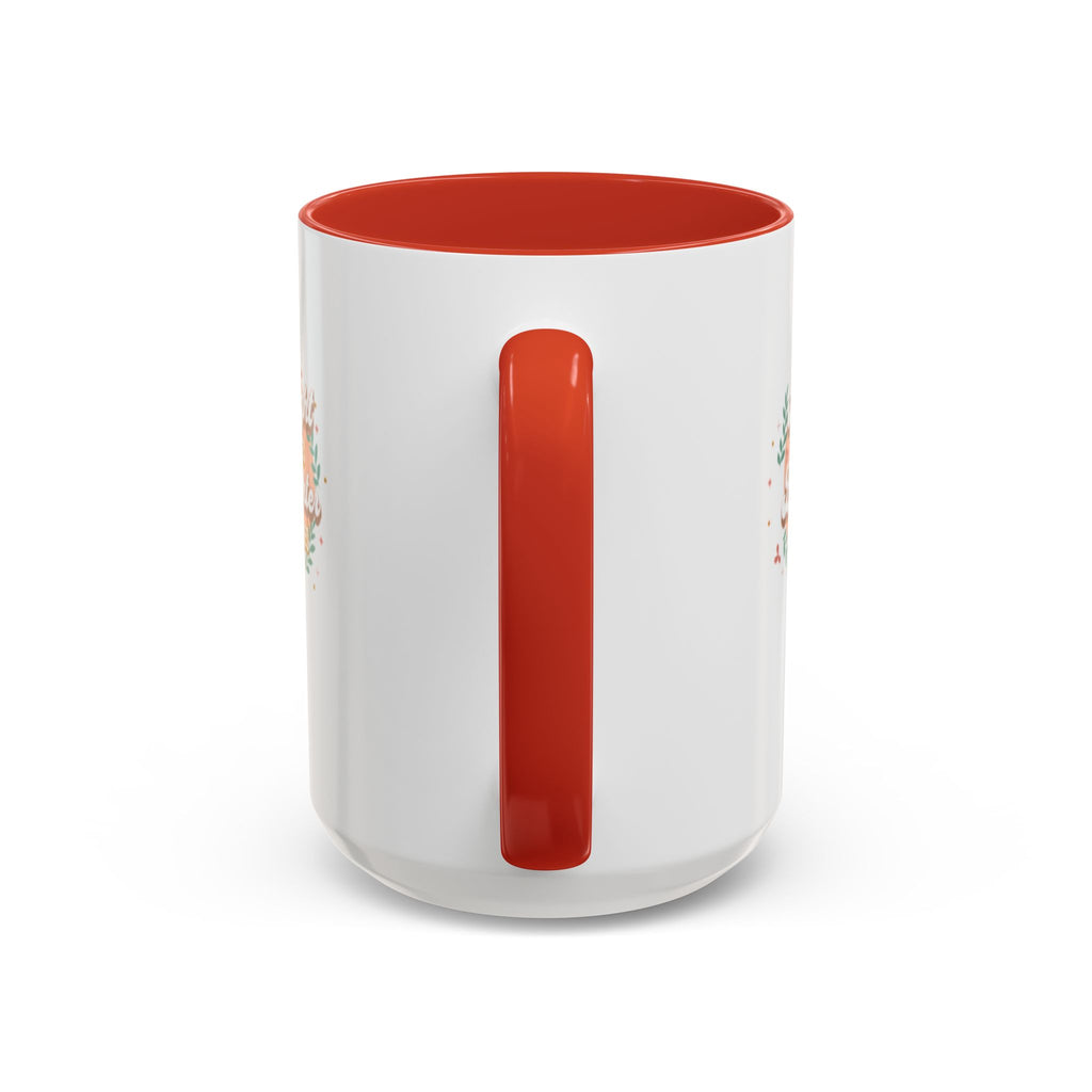 Accent Coffee Mug — "Bright Smiles Brighter Futures" Floral Teacher Appreciation Mug (11/15 oz)