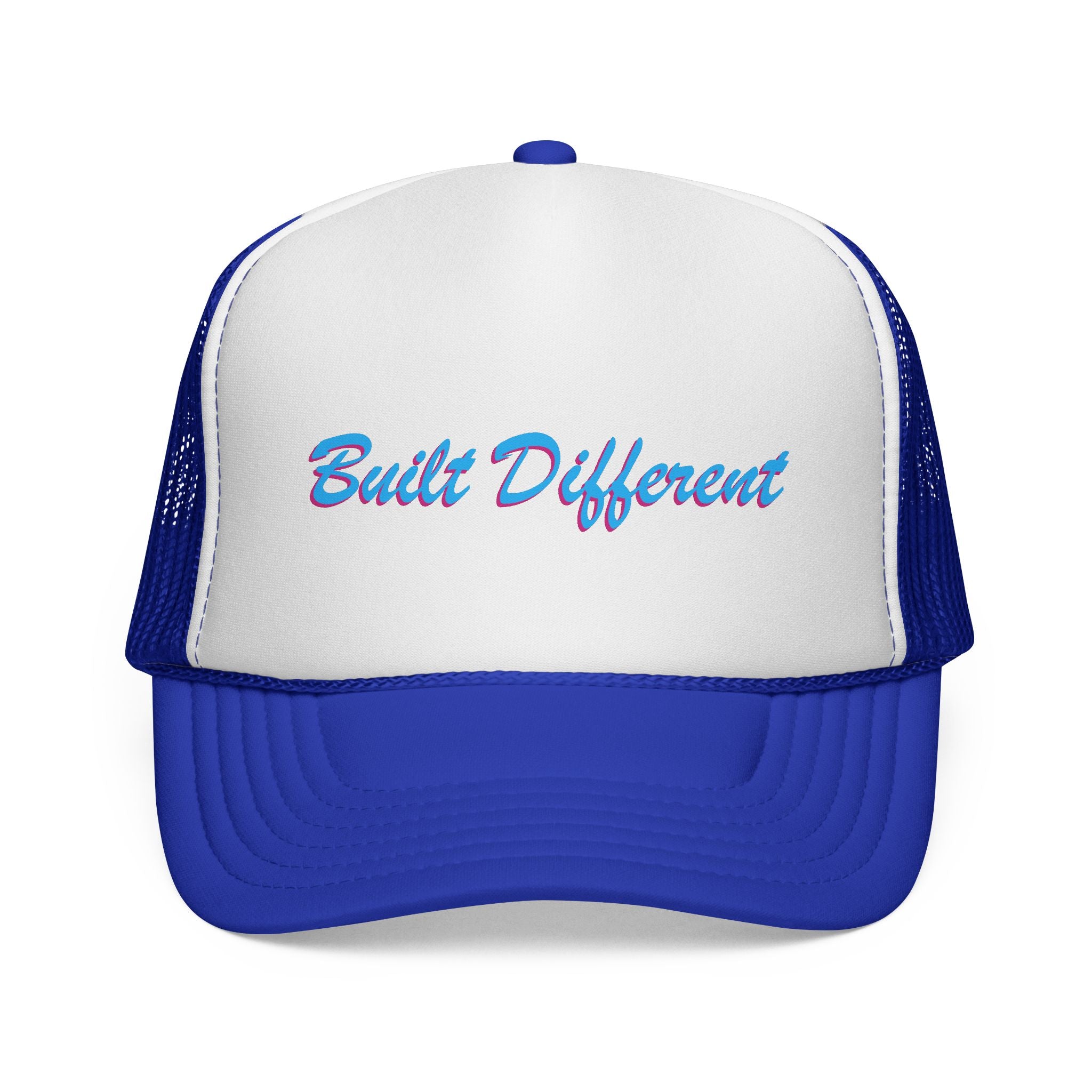 Built Different Embroidered Trucker Hat