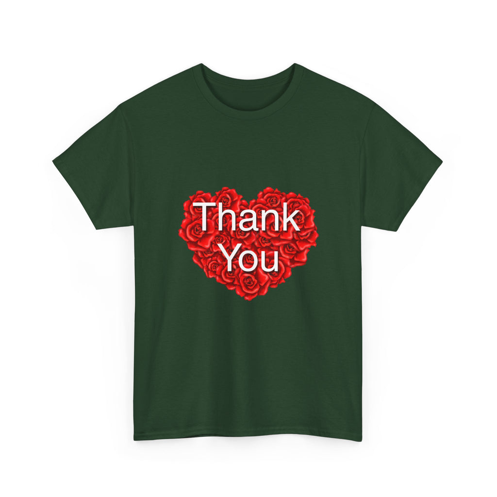 Thank You Rose Heart T‑Shirt