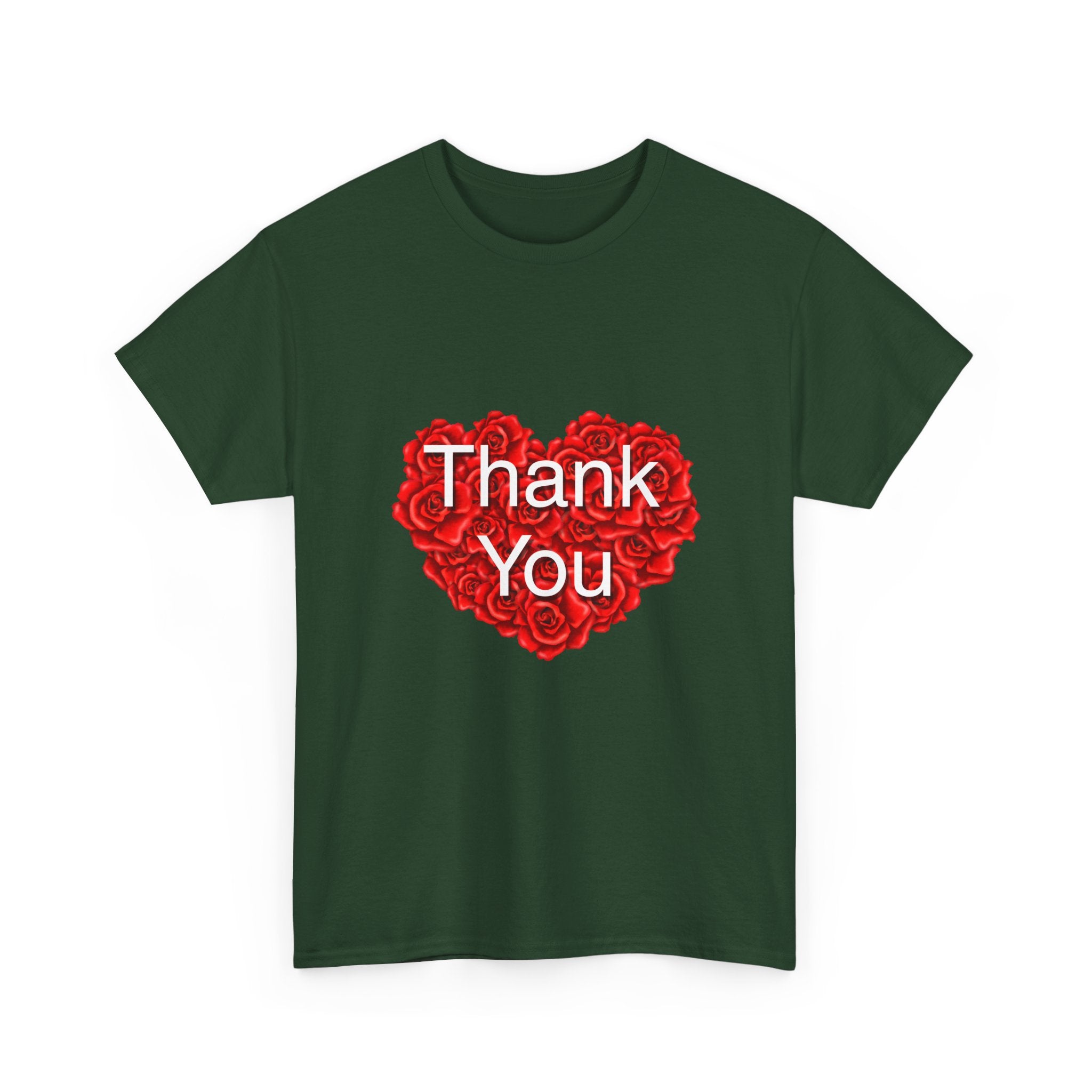 Thank You Rose Heart T‑Shirt