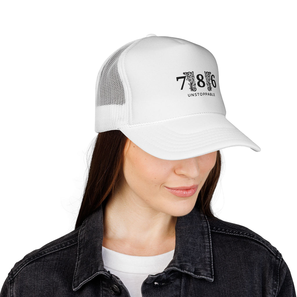 786 Unstoppable Embroidered Trucker Cap