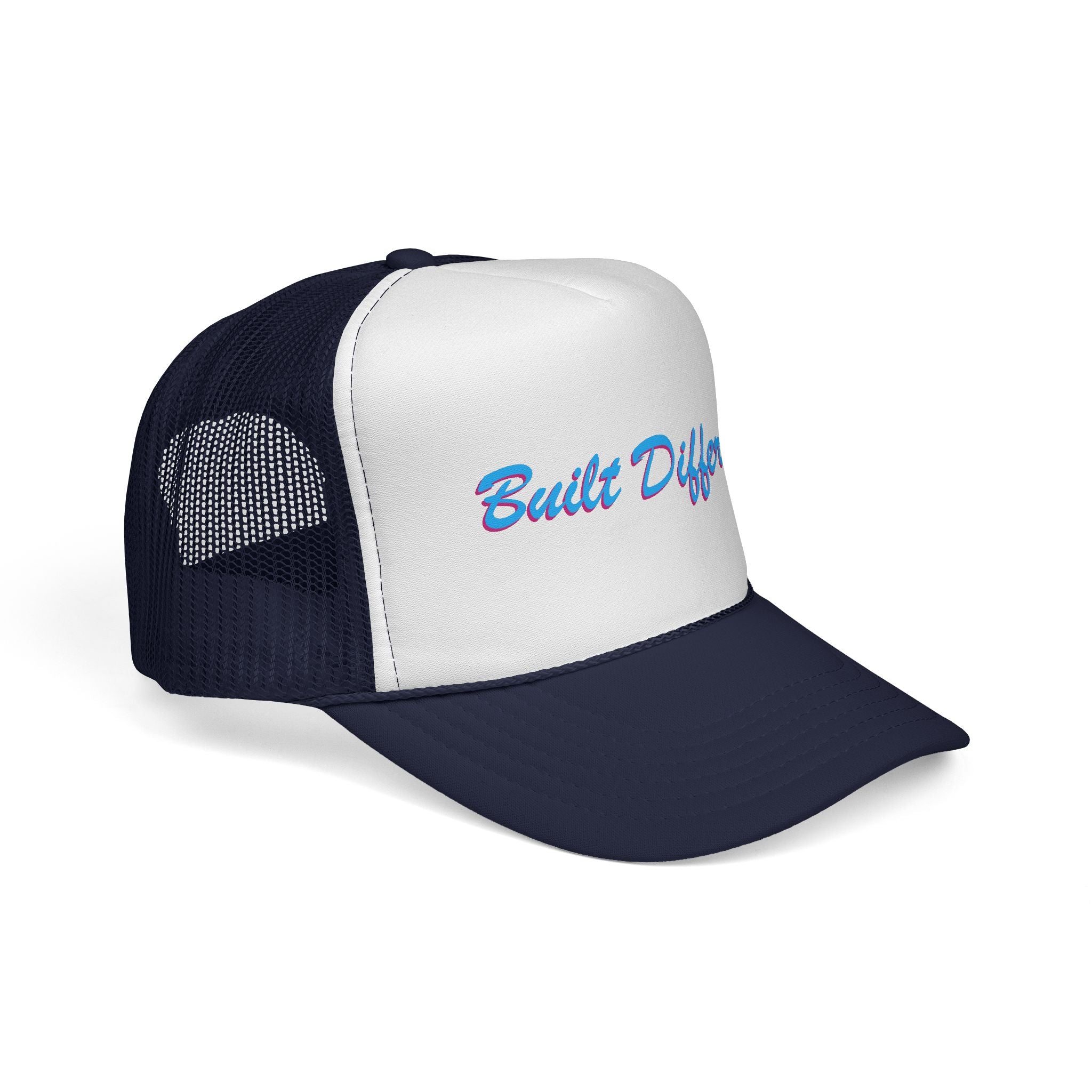 Built Different Embroidered Trucker Hat