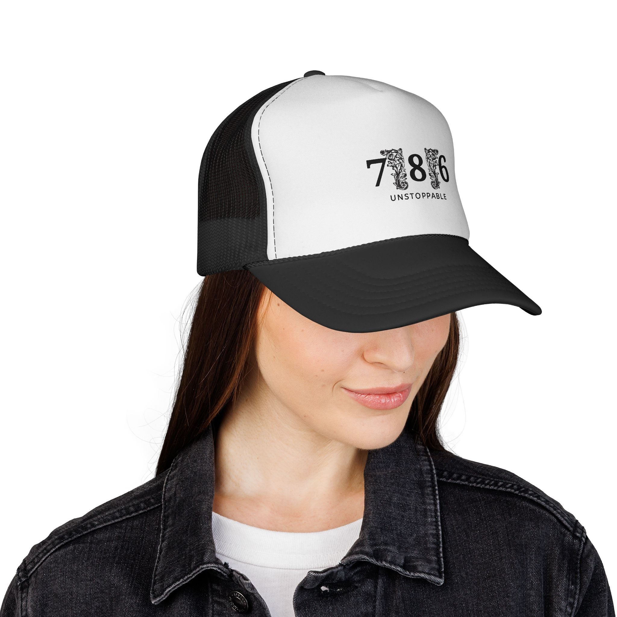 786 Unstoppable Embroidered Trucker Cap