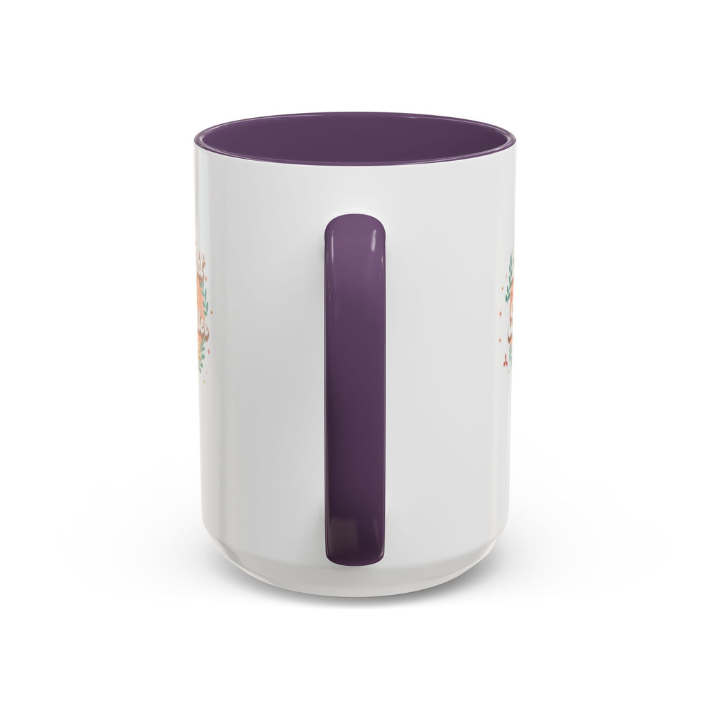 Accent Coffee Mug — "Bright Smiles Brighter Futures" Floral Teacher Appreciation Mug (11/15 oz)