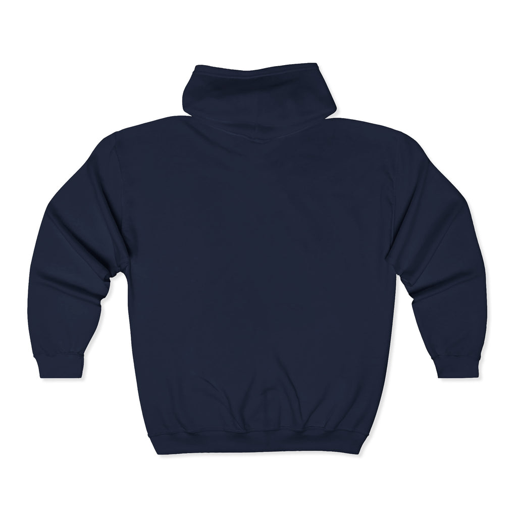 Geometric Aztec Zip Hoodie – Native Diamond Vertical Stripe Design