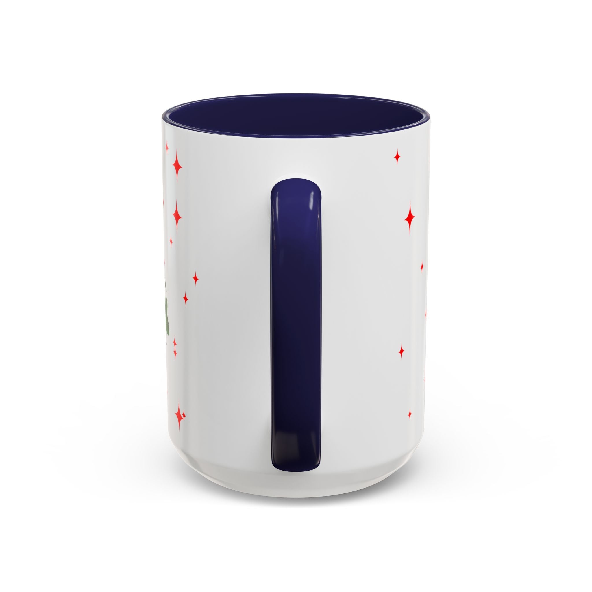 Believe Yourself Rose Accent Coffee Mug — Motivational Floral 11/15oz